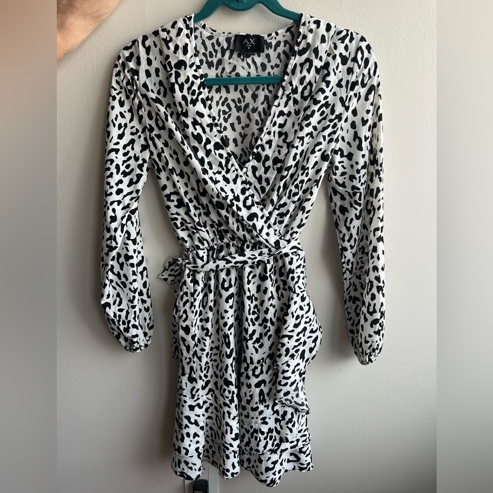 Armani Exchange AX Paris Leopard Dress, UK 8 (US 4)